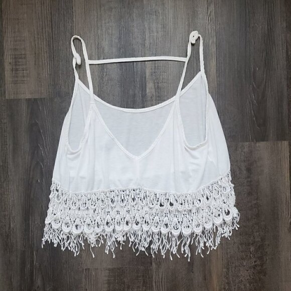 Crochet Crop Tank Top - Picture 2 of 5